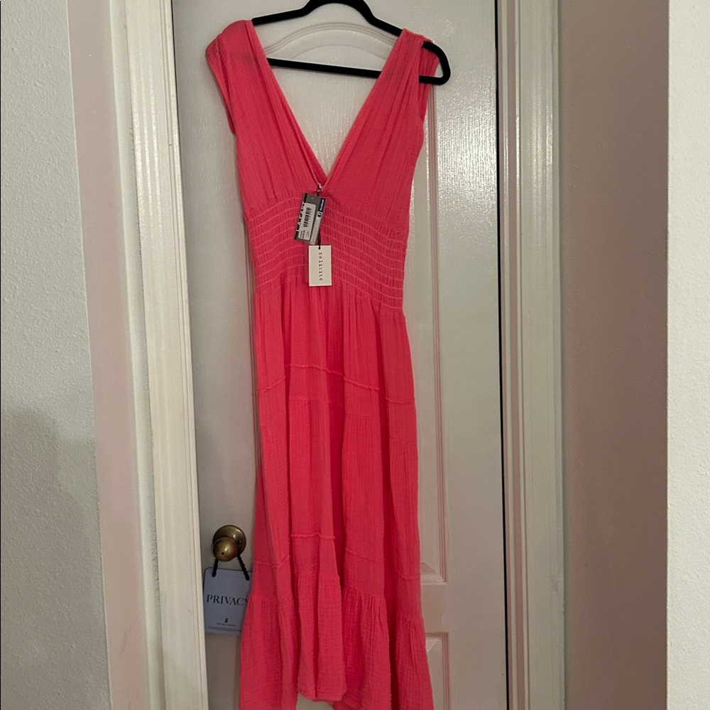 Félicité Pink Smocked Dress